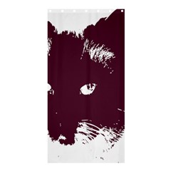 Cat Nature Design Animal Skin Pink Shower Curtain 36  X 72  (stall)  by HermanTelo