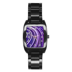 Circle Concentric Render Metal Stainless Steel Barrel Watch