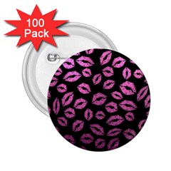 Pink Kisses 2 25  Buttons (100 Pack)  by TheAmericanDream