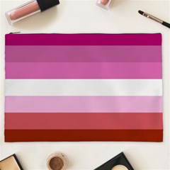 Lesbian Pride Flag Cosmetic Bag (xxl) by lgbtnation