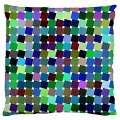 Geometric Background Colorful Standard Flano Cushion Case (one Side)