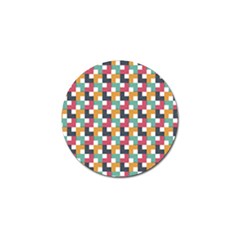 Abstract Geometric Golf Ball Marker