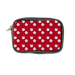 Lazy Bat One Red Pattern Coin Purse