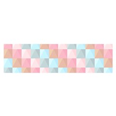 Background Pastel Satin Scarf (oblong)