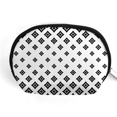 Concentric Plaid Accessory Pouch (medium) by HermanTelo