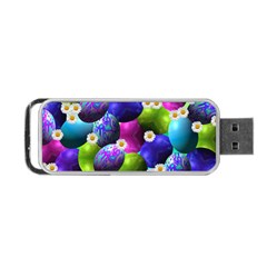 Eggs Happy Easter Portable Usb Flash (one Side)