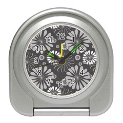 Floral Pattern Travel Alarm Clock