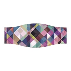 Geometric Blue Violet Pink Stretchable Headband by HermanTelo