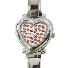 Macaron Bread Heart Italian Charm Watch by HermanTelo