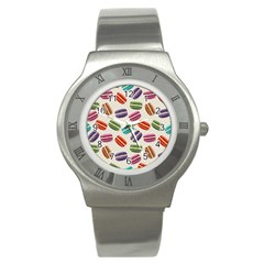 Macaron Bread Stainless Steel Watch by HermanTelo