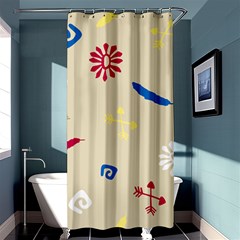 Pattern Culture Tribe American Shower Curtain 36  X 72  (stall) 