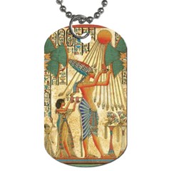 Egyptian Man Sun God Ra Amun Dog Tag (one Side)