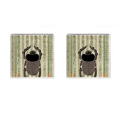 Egyptian Design Beetle Cufflinks (square) by Sapixe