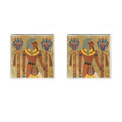 Egyptian Tutunkhamun Pharaoh Design Cufflinks (square) by Sapixe