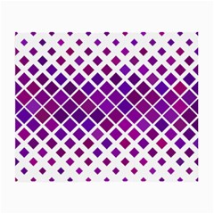 Pattern Square Purple Horizontal Small Glasses Cloth