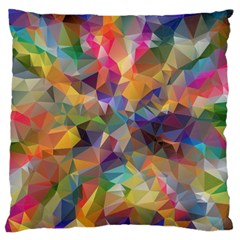 Polygon Wallpaper Large Cushion Case (one Side)