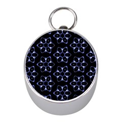 Purple Circle Wallpaper Mini Silver Compasses