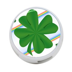 Shamrock Clover Saint Patrick Leaves 4-port Usb Hub (two Sides)