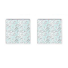 Seamless Texture Fill Polka Dots Cufflinks (square)