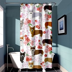 Corgis Corgi Pattern Shower Curtain 36  X 72  (stall)  by Sapixe