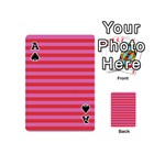 Stripes Striped Design Pattern Playing Cards Double Sided (Mini) Front - SpadeA