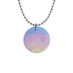 Sunrise Sunset Colours Background 1  Button Necklace Front