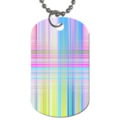 Texture Abstract Squqre Chevron Dog Tag (two Sides)