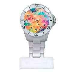 Texture Triangle Plastic Nurses Watch