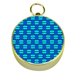 Pattern Graphic Background Image Blue Gold Compasses by Bajindul