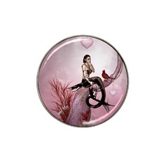 Wonderful Dark Mermaid Sitting On A Tree Hat Clip Ball Marker (10 Pack) by FantasyWorld7