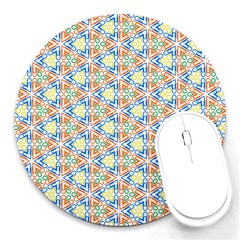 Background Wallpaper Pattern Round Mousepads by Pakrebo