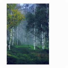 Birch Forest Nature Landscape Small Garden Flag (two Sides)