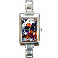 Falling Leaves Rectangle Italian Charm Watch by WILLBIRDWELL