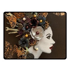 Mechanical Beauty  Double Sided Fleece Blanket (small)  by CKArtCreations