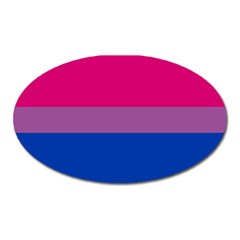 Bisexual Pride Flag Bi Lgbtq Flag Oval Magnet by lgbtnation