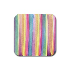 Watercolour Watercolor Background Rubber Coaster (square)  by Pakrebo