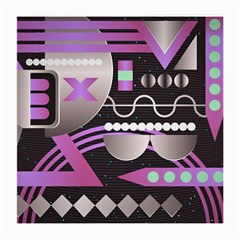 Background Abstract Geometric Medium Glasses Cloth (2 Sides) by Pakrebo