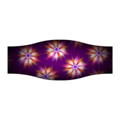 Floral Non Seamless Pattern Purple Stretchable Headband