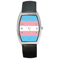 Transgender Pride Flag Barrel Style Metal Watch by lgbtnation