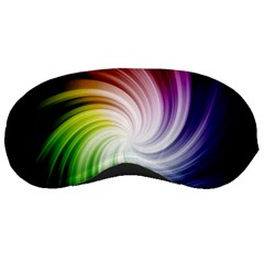 Rainbow Swirl Twirl Sleeping Mask by Nexatart