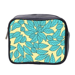 Leaves Dried Leaves Stamping Mini Toiletries Bag (two Sides) by Pakrebo