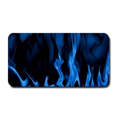 Smoke Flame Abstract Blue Medium Bar Mats by Pakrebo