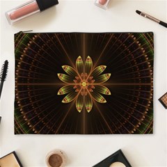 Fractal Floral Mandala Abstract Cosmetic Bag (xl) by Pakrebo