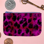 Pink Leopard Large Coin Purse Front