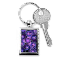 Abstract Pattern Fractal Wallpaper Key Chain (rectangle) by Pakrebo