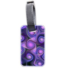 Abstract Pattern Fractal Wallpaper Luggage Tag (two Sides) by Pakrebo