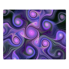 Abstract Pattern Fractal Wallpaper Double Sided Flano Blanket (large)  by Pakrebo