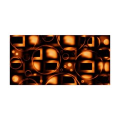 Bubbles Background Abstract Brown Yoga Headband by Pakrebo