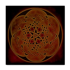 Celtic Spiritual Pattern Art Tile Coasters by Pakrebo