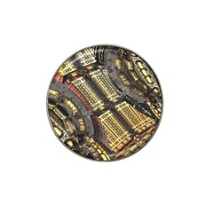 Render 3d Fractal Design Metal Hat Clip Ball Marker (4 Pack)